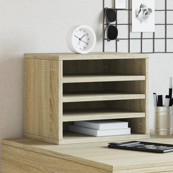 Maison Exclusive - Organizér na písací stôl Sonoma dub 36x26x29,5 cm drevený materiál