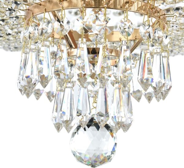 Maytoni DIA890-CL-05-G - Prisadený luster PALACE 5xE27/60W/230V