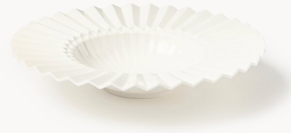 Porcelánové hlboké taniere's embosovaným vzorom Antonin, 4 ks