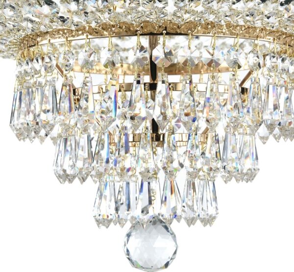 Maytoni DIA890-CL-18-G - Prisadený luster PALACE 18xE27/60W/230V