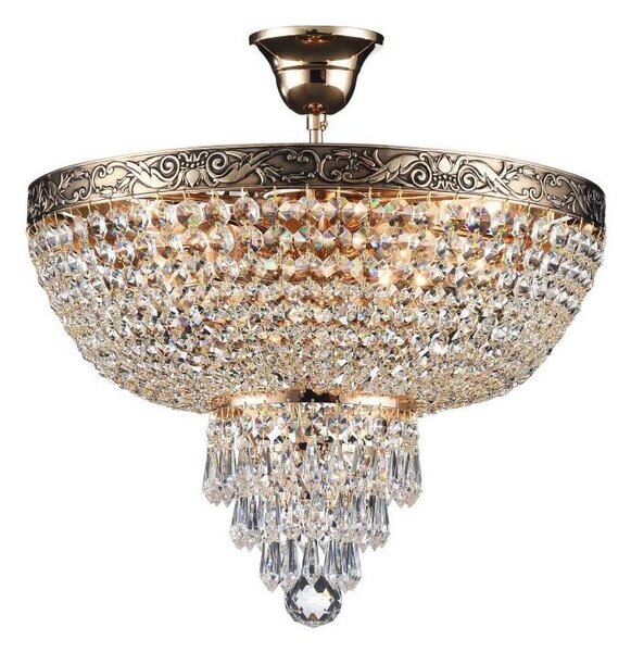 Maytoni DIA890-CL-05-G - Prisadený luster PALACE 5xE27/60W/230V