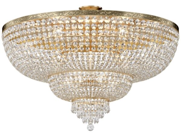 Maytoni DIA890-CL-18-G - Prisadený luster PALACE 18xE27/60W/230V