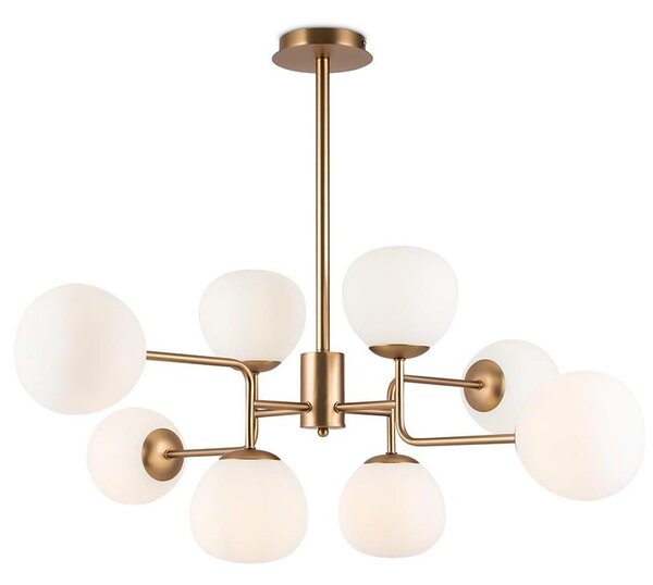 Maytoni MOD221-PL-08-G - Luster na tyči ERICH 8xE14/40W/230V medená