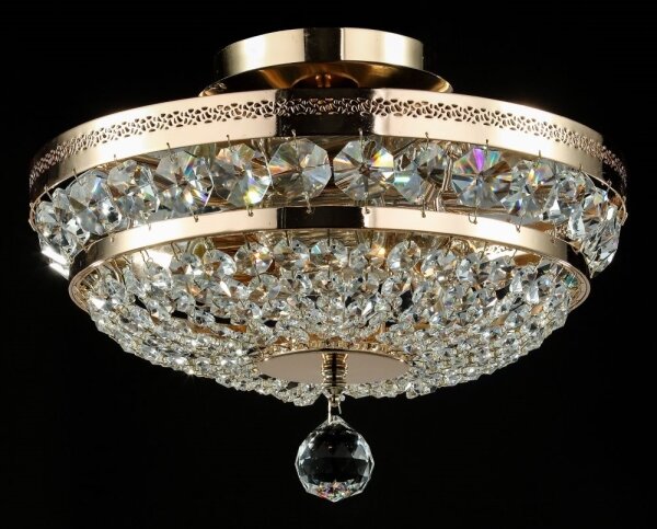 Maytoni DIA700-CL-03-G - Stropné svietidlo OTTILIA 3xE14/60W/230V