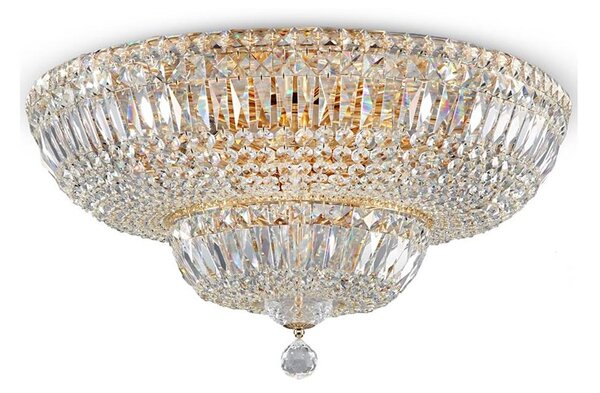 Maytoni DIA100-CL-16-G - Stropné svietidlo BASFOR 16xE14/60W/230V zlatá