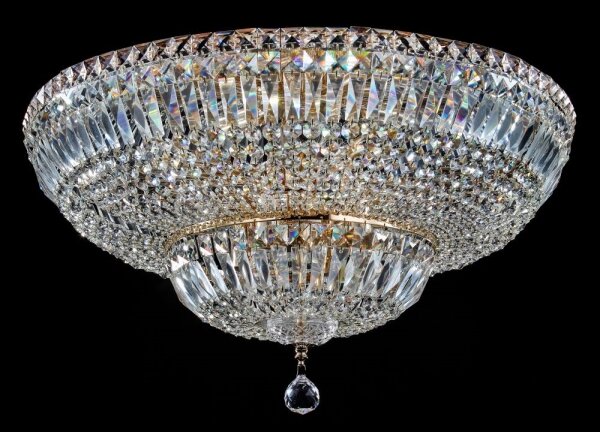 Maytoni DIA100-CL-16-G - Stropné svietidlo BASFOR 16xE14/60W/230V zlatá