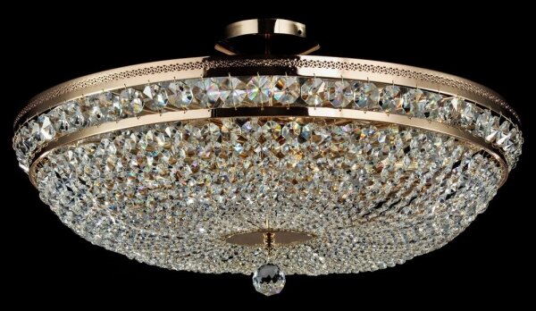 Maytoni DIA700-CL-12-G - Stropné svietidlo OTTILIA 12xE14/60W/230V