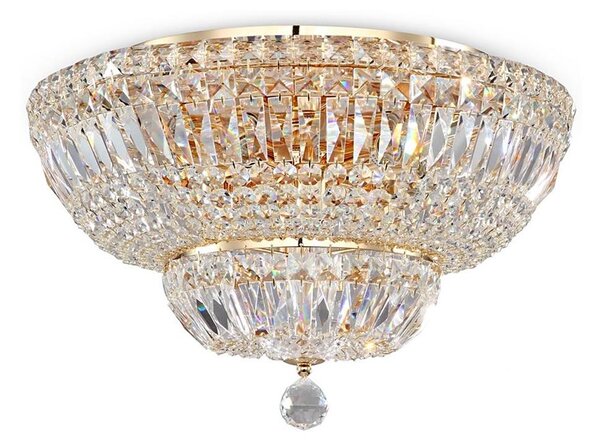 Maytoni DIA100-CL-12-G - Stropné svietidlo BASFOR 12xE14/60W/230V zlatá