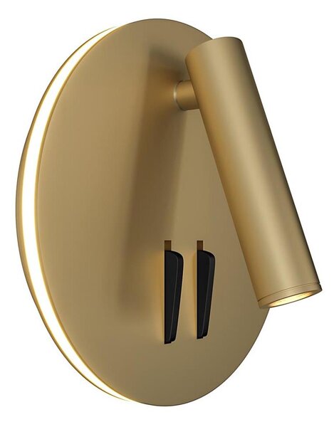 Maytoni C176-WL-01-6W-MG - LED Nástenné bodové svietidlo IOS LED/9W/230V zlatá