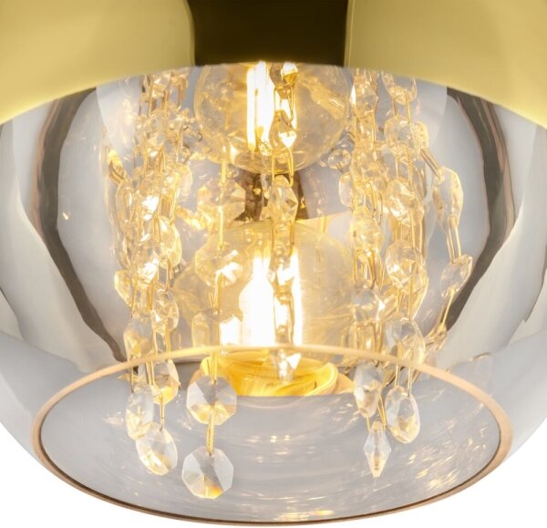 Maytoni P140-PL-110-1-G - Luster na lanku FERMI 1xE27/60W/230V zlatá