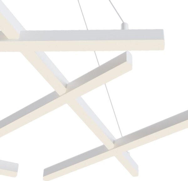Maytoni MOD016PL-L75W - LED Luster na lanku LINE LED/79W/230V biela