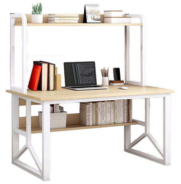 Počítačový Stôl Dubový Herný Stôl Na Notebook Moderný 120Cm