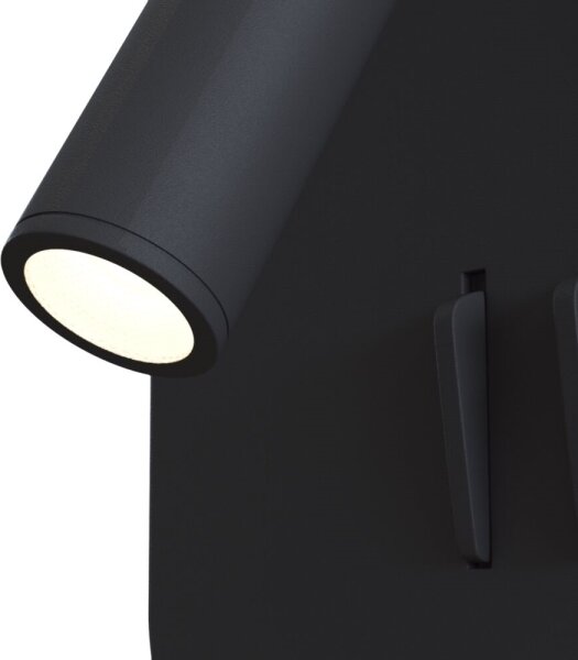 Maytoni C175-WL-01-6W-B - LED Nástenné bodové svietidlo IOS LED/9W/230V čierna