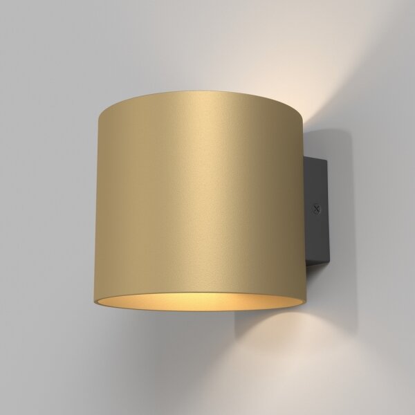 Maytoni C066WL-01MG - Nástenné svietidlo ROND 1xG9/50W/230V zlatá