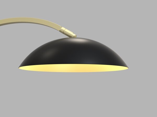 Wofi 8001-104- LED Dotyková stmievateľná lampa ROSCOFF LED/10,5W/230V čierna/zlatá