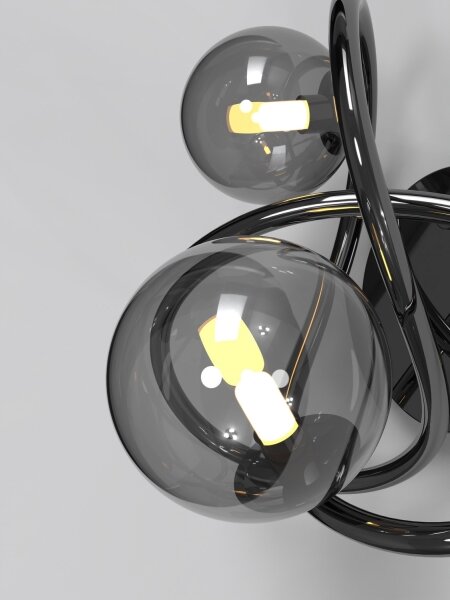 Wofi 4014-205 - LED Nástenné svietidlo NANCY 2xG9/3,5W/230V čierna/chróm