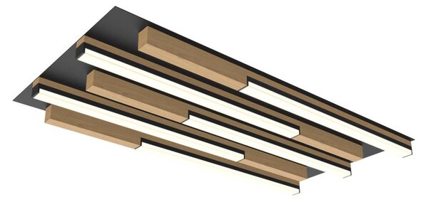 Wofi 9031-506S - LED Stmievateľné stropné svietidlo PALERMO LED/34W/230V drevo