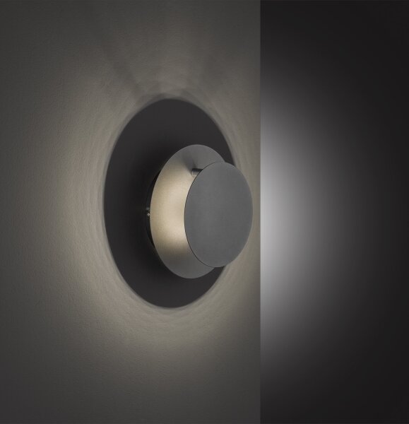 Wofi 4048-102R - LED Nástenné svietidlo BAYONNE LED/6,5W/230V antracit