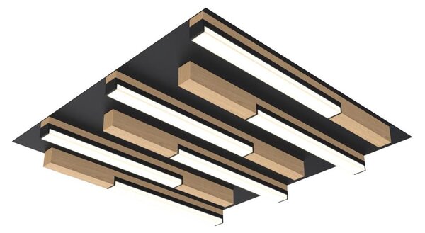 Wofi 9031-606 - LED Stmievateľné stropné svietidlo PALERMO LED/26W/230V drevo