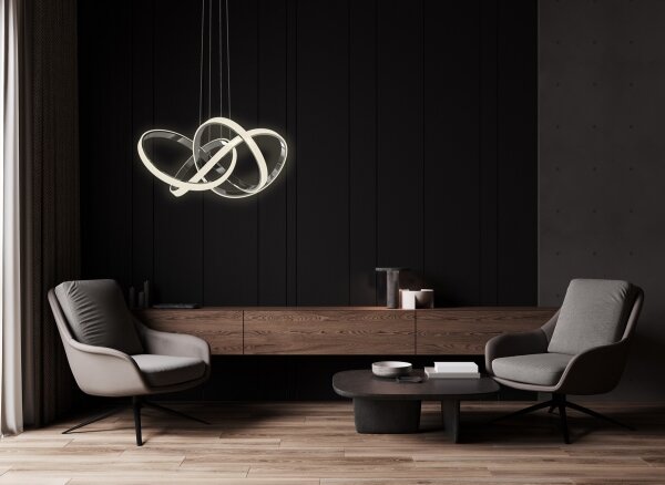 Wofi 6134-105L - LED Stmievateľný luster na lanku INDIGO LED/50W/230V