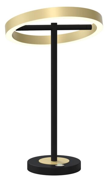 Wofi 8016-104 - LED Dotyková stmievateľná lampa BREST LED/10,5W/230V čierna/zlatá