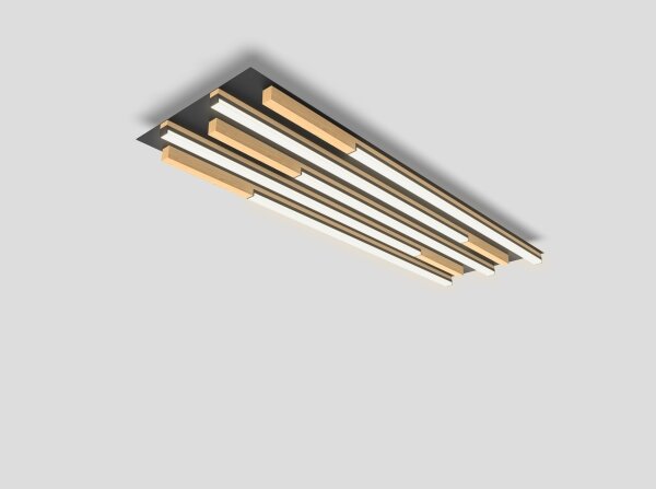 Wofi 9031-506L - LED Stmievateľné stropné svietidlo PALERMO LED/57W/230V drevo