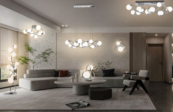 Wofi 9014-807 - LED Prisadený luster NANCY 8xG9/3,5W/230V lesklý chróm