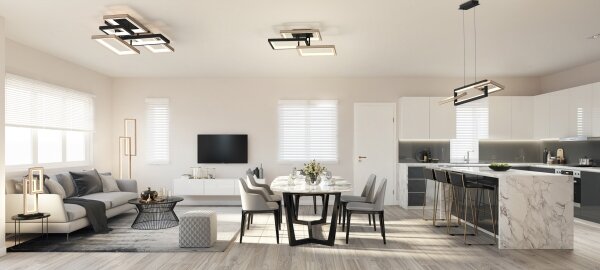 Wofi 9022-306S - LED Stmievateľné stropné svietidlo MATERA LED/40W/230V