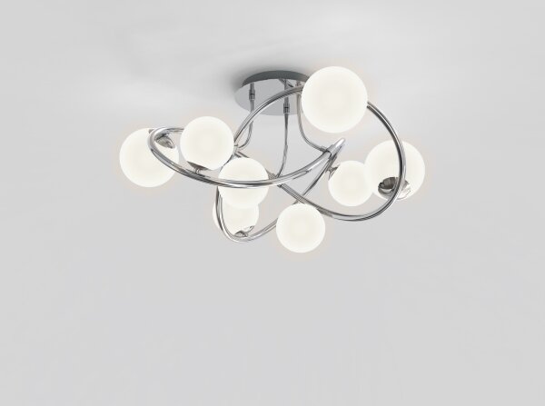 Wofi 9014-807 - LED Prisadený luster NANCY 8xG9/3,5W/230V lesklý chróm
