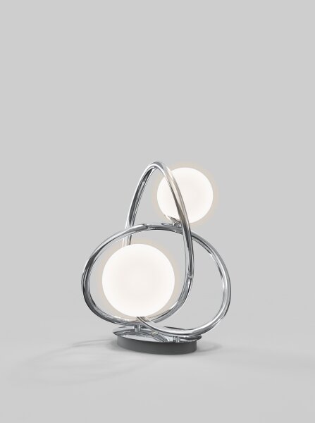 Wofi 8014-207 - LED Stolná lampa NANCY 2xG9/3,5W/230V lesklý chróm