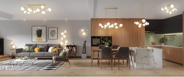 Wofi 4014-201 - LED Nástenné svietidlo NANCY 2xG9/3,5W/230V zlatá/biela