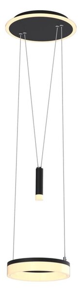 Wofi 6054-302 - LED Stmievateľný luster na lanku JESSE LED/15,5W/230V čierna