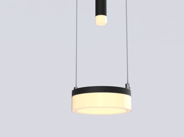 Wofi 6054-502 - LED Stmievateľný luster na lanku JESSE LED/21W/230V čierna