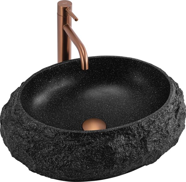 Umývadlo Na Dosku Rea Mika Black