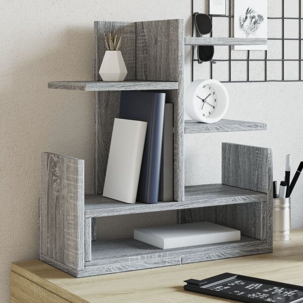 Maison Exclusive - Organizér na písací stôl, sivý Sonoma, 49 x 20 x 52,5 cm, drevený materiál