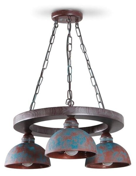 Luster na reťazi VIRIONI 3xE27/60W/230V
