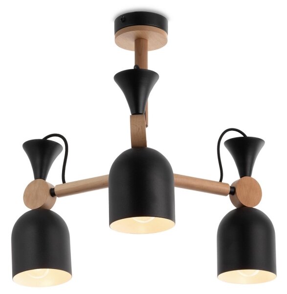 Luster na tyči MONTE 3xE27/60W/230V