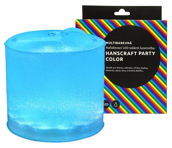 Nafukovacie LED solárne svietidlo HANSCRAFT COLOR