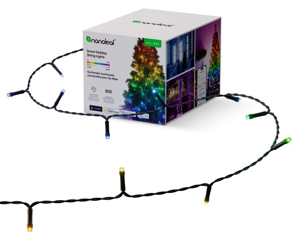 NanoleafN7102K02-25HSL-LEDRGBW reťaz 300xLED 2x12m 2700-6500K Wi-Fi IP67