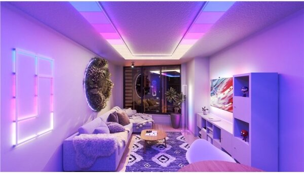 Nanoleaf NF083K02-3SL-Rozš. sada LEDRGBW Stm. svítidlo 16W/230V 2700-6500K Wi-Fi