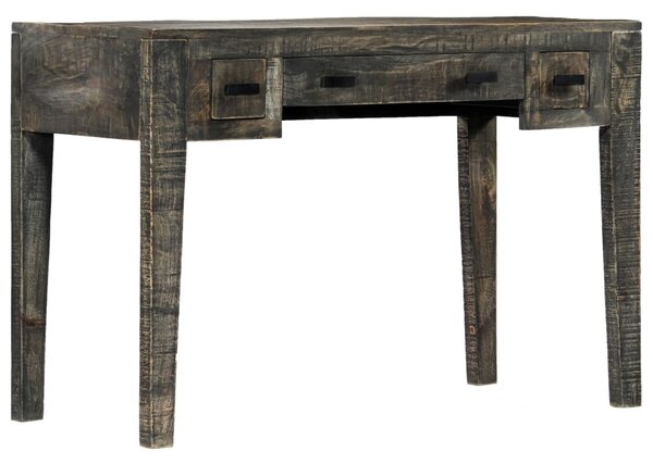 Maison Exclusive – Písací stôl čierny 110×50×75 cm z masívneho mangového dreva