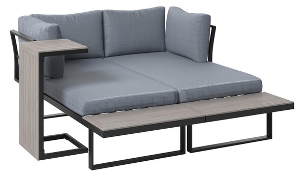 TERASOVÁ SEDACIA SÚPRAVA kov, plast, textil Ambia Garden - Série záhradného nábytku
