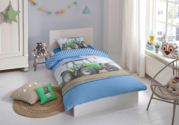 DETSKÁ POSTEĽNÁ BIELIZEŇ, renforcé, viacfarebná, 140/200 cm - Online Only bytové doplnky, Online Only