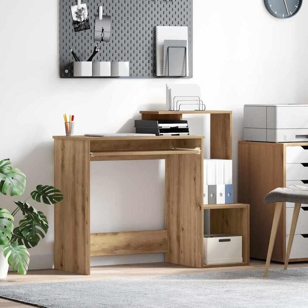 Maison Exclusive – písací stôl z drevovláknitej dosky s povrchovou úpravou imitujúcou orechové drevo, rozmer 106 x 41 x 88,5 cm