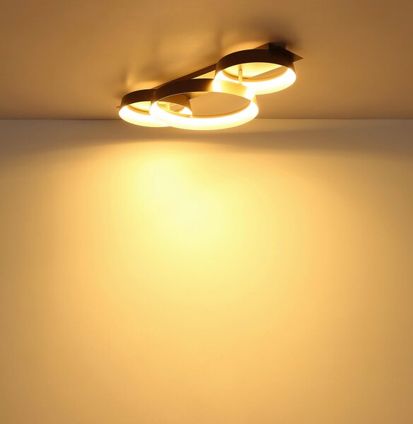 STROPNÉ LED SVIETIDLO, 70/35/12 cm Globo - Online Only bytové doplnky, Online Only