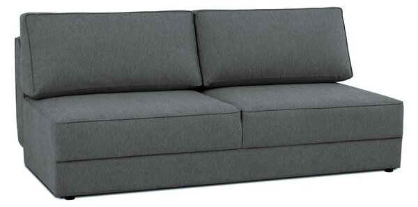 Tmavosivá rozkladacia/s úložným priestorom pohovka 202 cm Dora – Scandic
