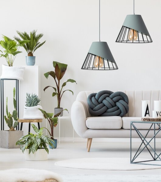 Stropné svietidlo TooLight Shade sivé