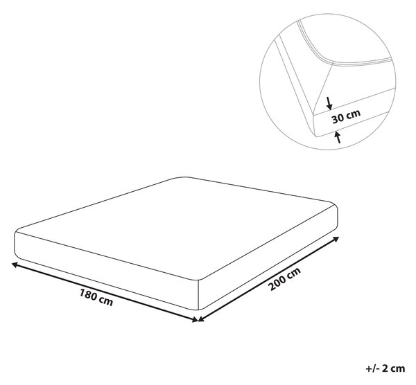Napínacie prestieradlo ružové bavlnené 180 x 200 cm elastické okraje klasická posteľná plachta textílie do spálne