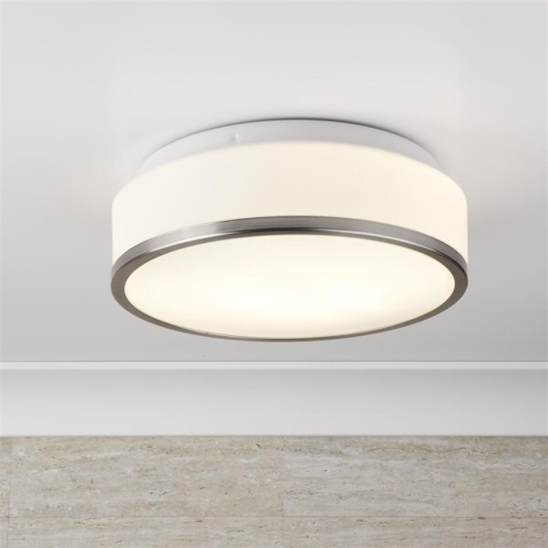 Searchlight 7039-28SS - Kúpeľňové stropné svietidlo DISC 2xE27/60W/230V IP44