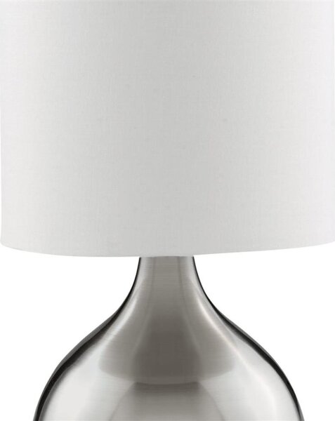 Searchlight EU3923SS - Stolná lampa TOUCH 1xE14/40W/230V